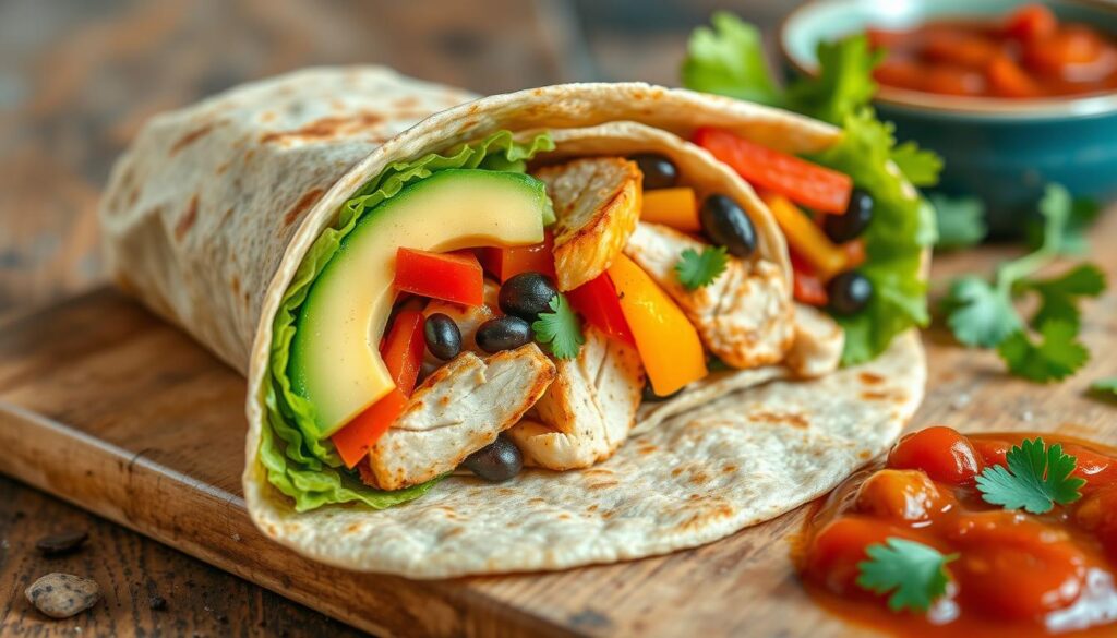 Healthy chicken burrito recipes