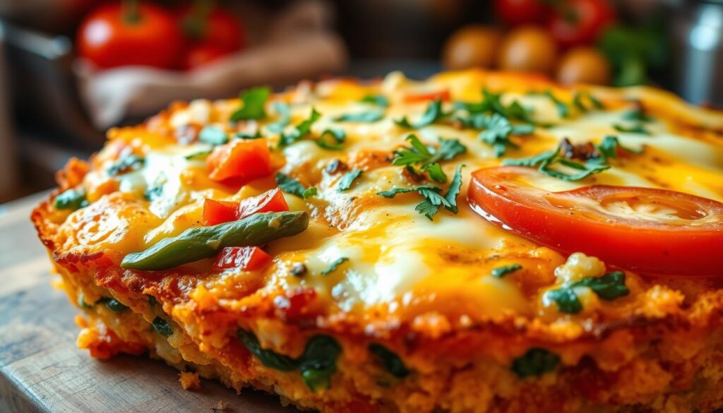 Vegetarian breakfast casserole