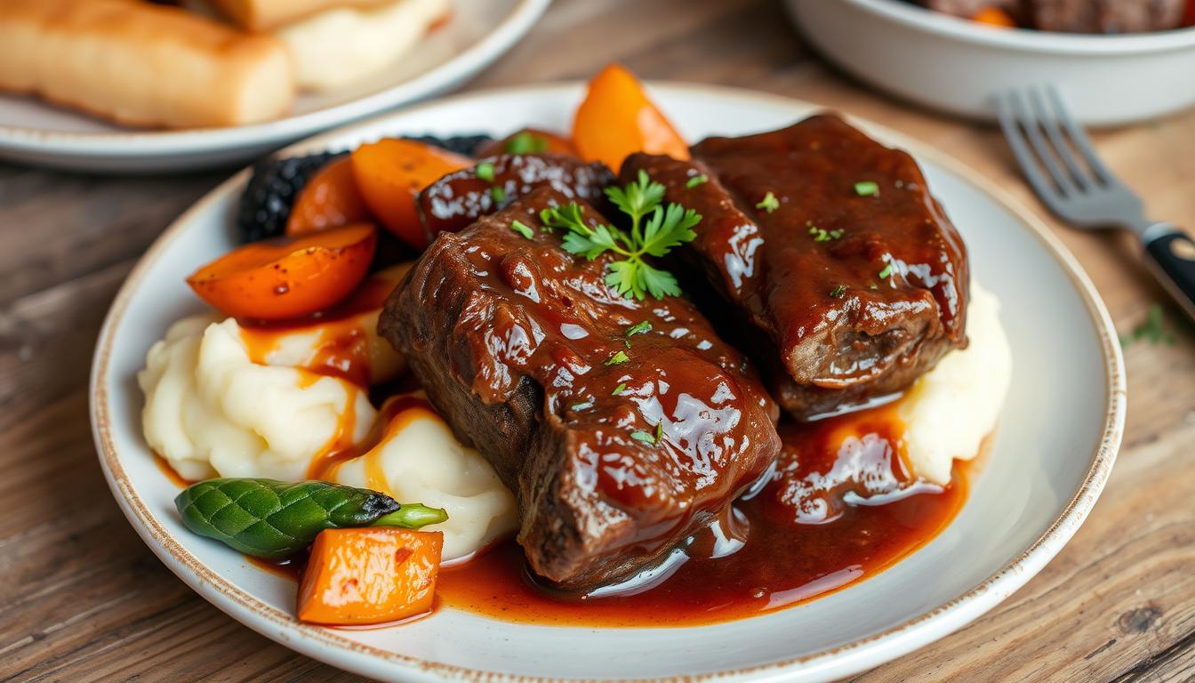 braised beef short ribs