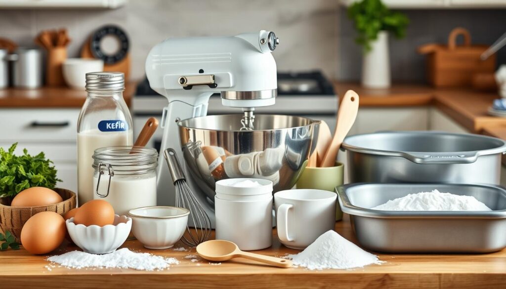 Baking Tools for Kefir Sheet Cake