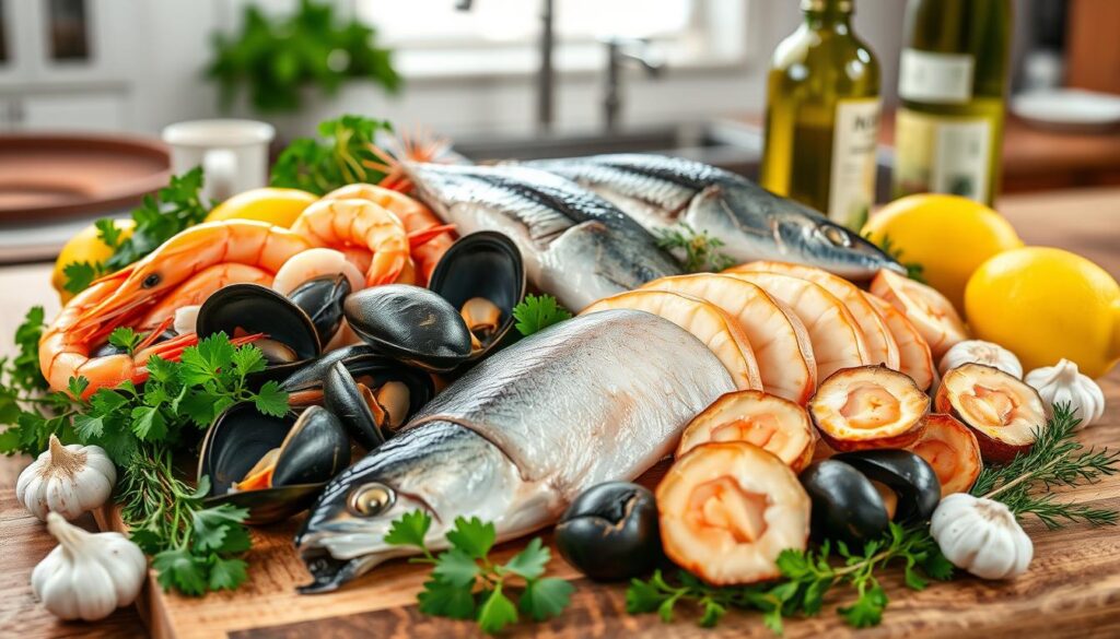 French seafood ingredients