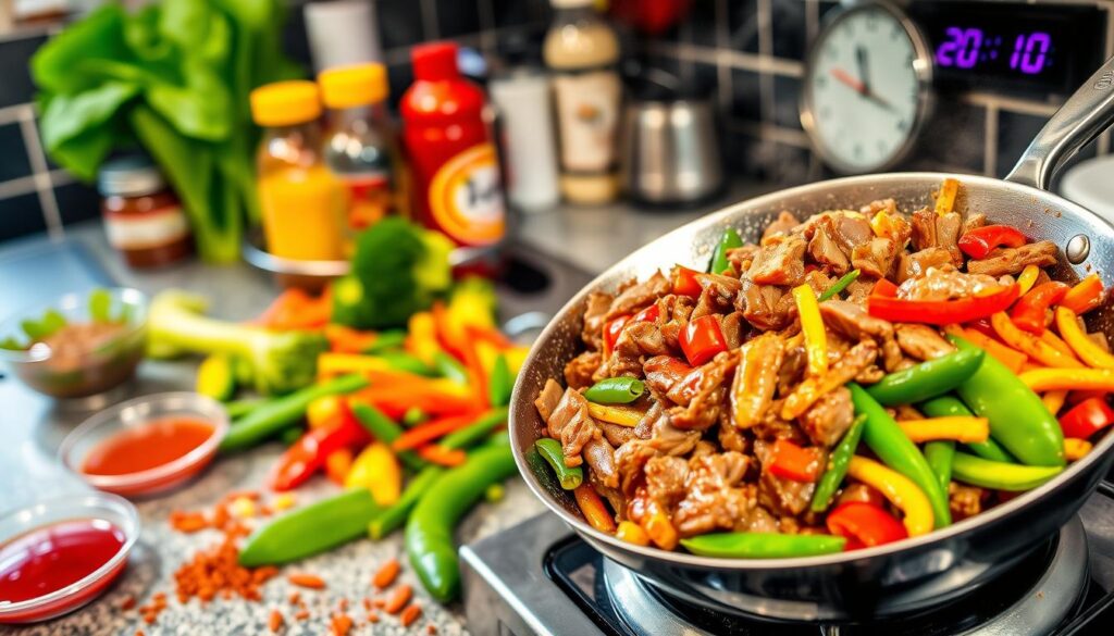 Quick Beef Stir Fry Cooking Process