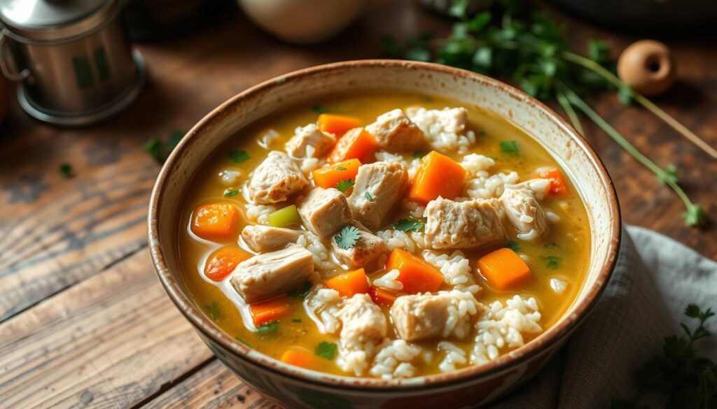 chicken and rice soup