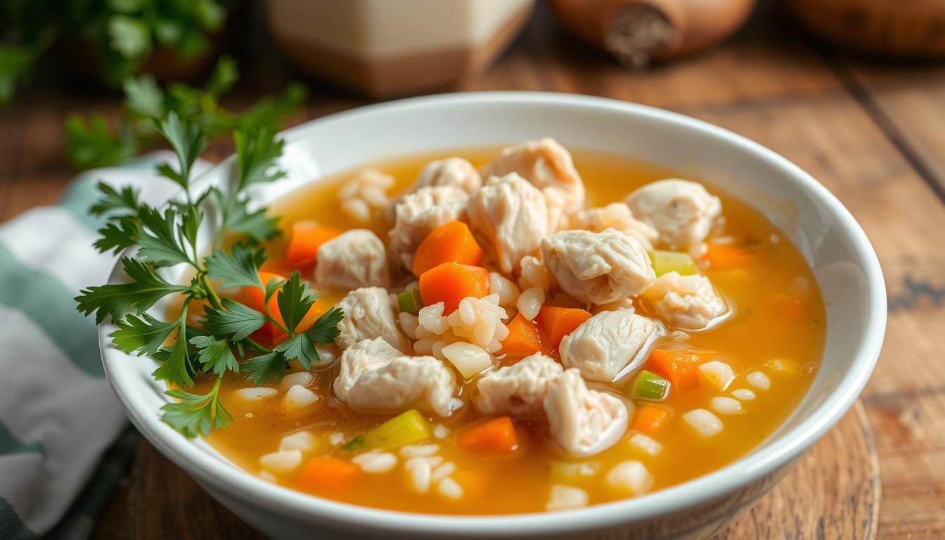 chicken and rice soup