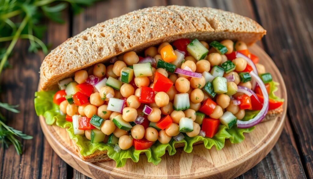 chickpea salad sandwich