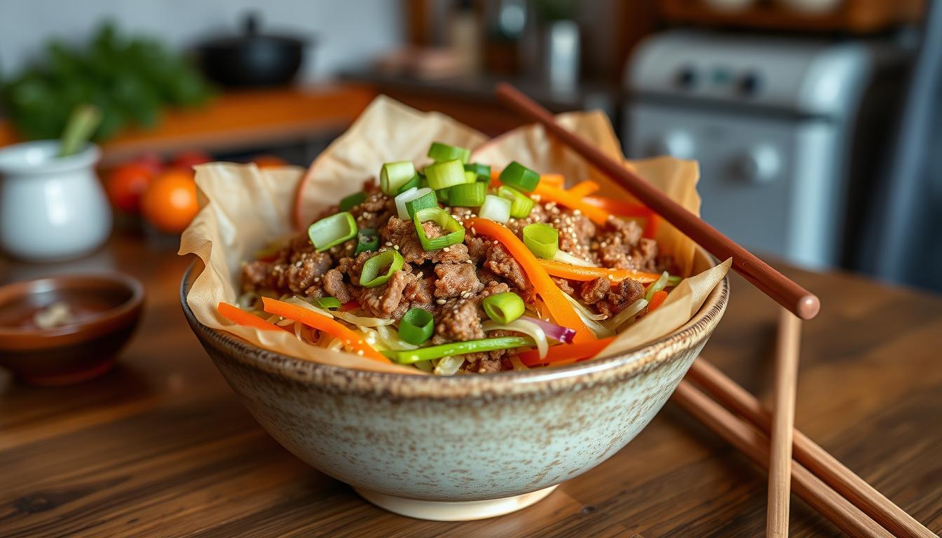 egg roll bowl recipe